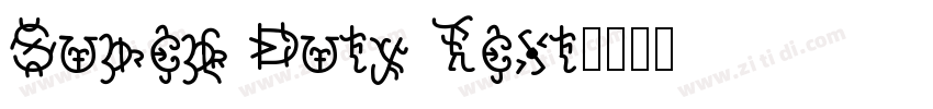 Super Duty Text字体转换